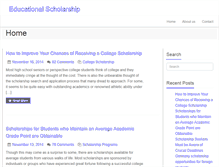 Tablet Screenshot of educationalscholarship.net